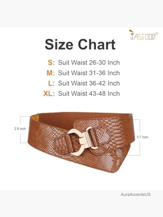 Wide Elastic Stretch Waist Belt with Gold Interlock Buckle main image 6